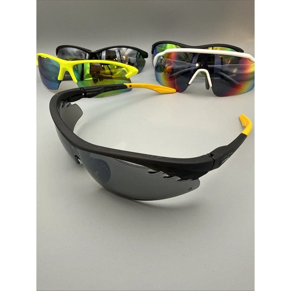 Lot of 5 Authentic Ironman Wrap Cycling/ Fishing/ Sports Sunglasses - Polarized